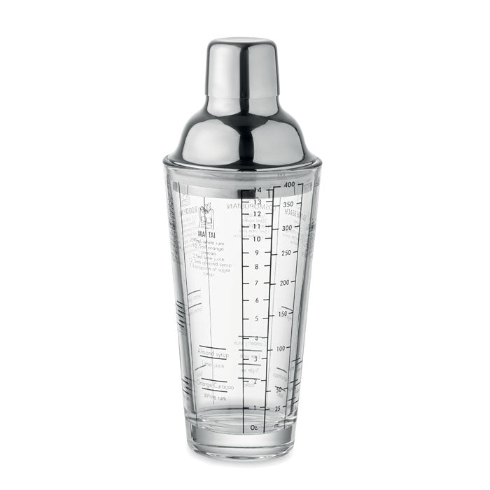 Shaker à cocktail en verre 400 ml