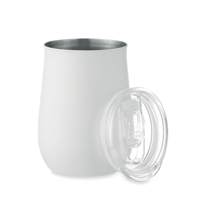 Recycled stainless steel cup