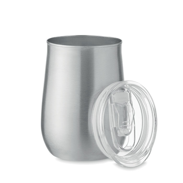 Recycled stainless steel cup