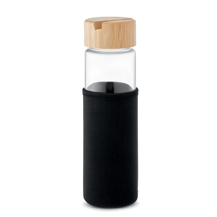 Bouteille en verre et bambou de 600 ml