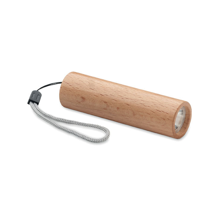 Lampe de poche rechargeable en bois