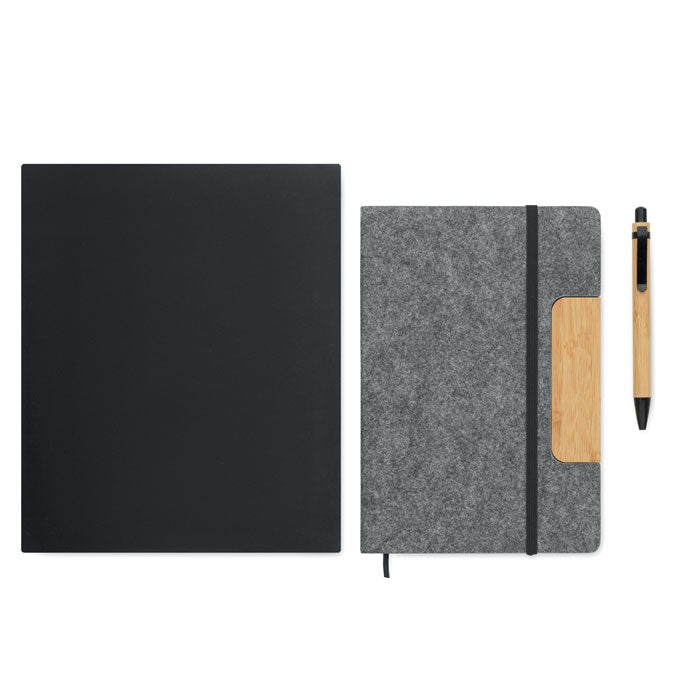 Conjunto de Caderno A5 e Caneta Notemix