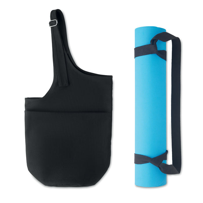 Sac de yoga, corde et tapis.
