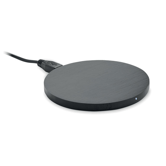 Chargeur sans fil en bambou
