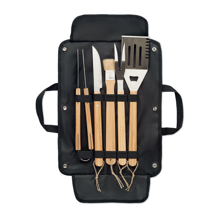Ensemble d'ustensiles pour barbecue dans un sac