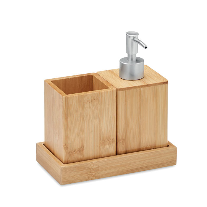 Ensemble de bain en bambou 3 pièces