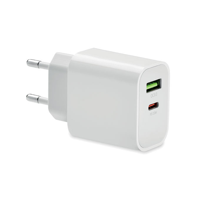 Carregador USB 18W 2 portas UE