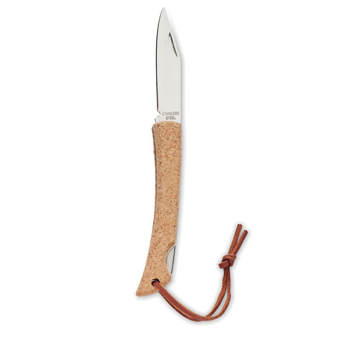 Couteau pliant en liège