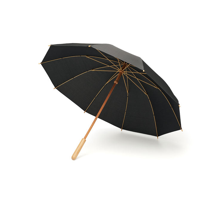 Parapluie RPET/bambou de 23,5 pouces
