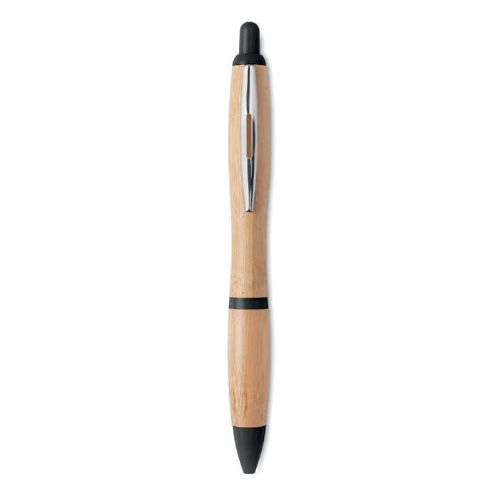 Stylo à bille en ABS et bambou