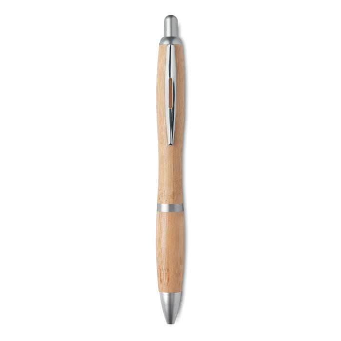 Stylo à bille en ABS et bambou