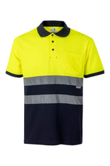 POLO ALGODÃO BICOLOR MC AV