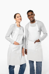Avental poliéster/algodão lavável a alta temperatura
