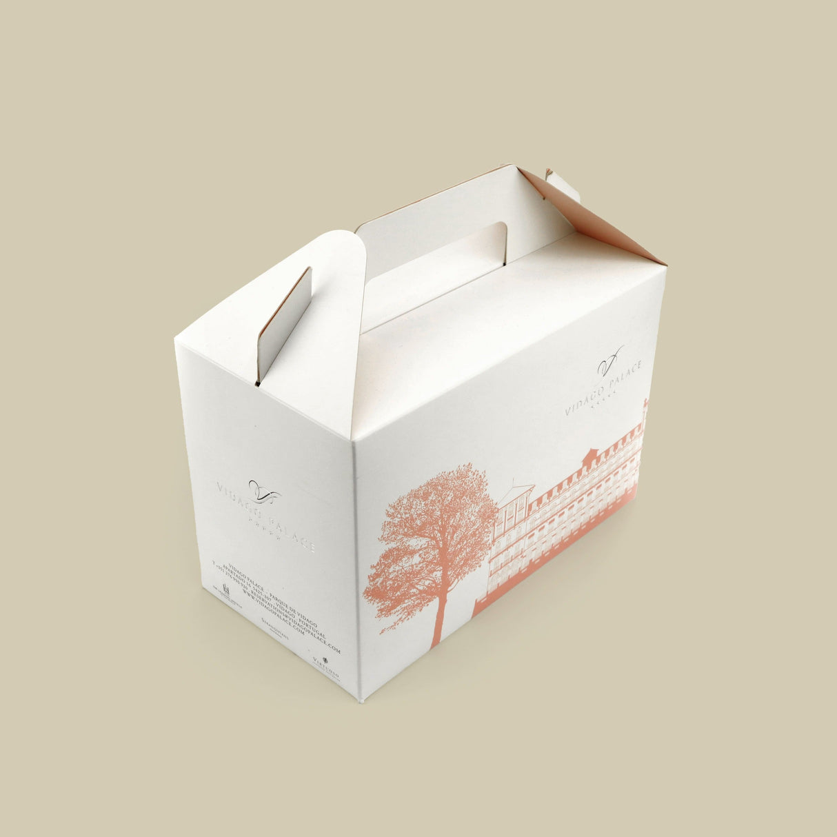 Caixa lancheira elegante, ideal para transporte de take-away.