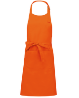 Avental poliéster/algodão com bolso