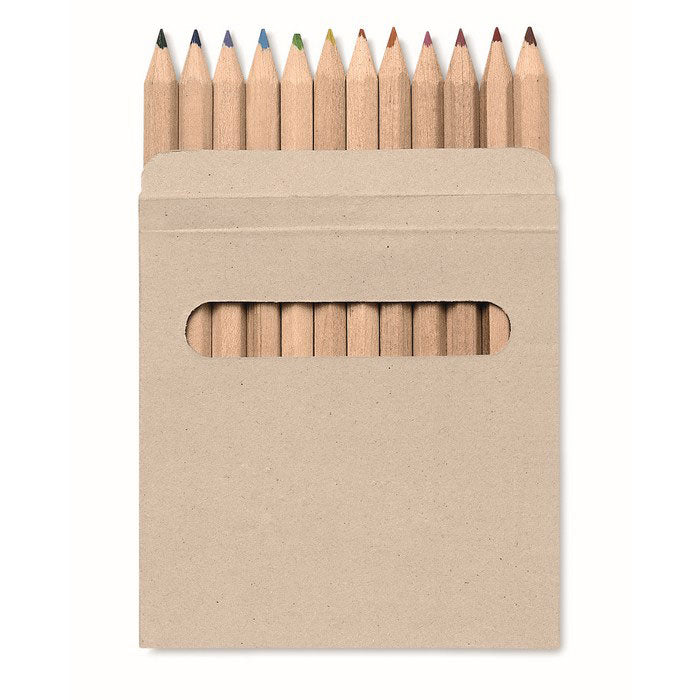 Window case with 12 pencils