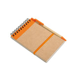 Caneta e bloco notas reciclado