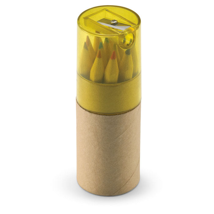 12 lápis de cor