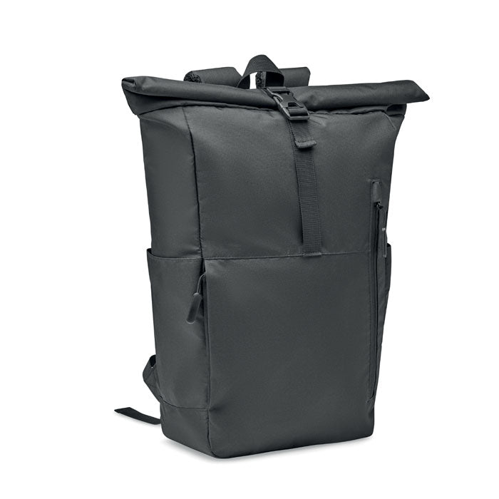 Mochila rolltop 300D RPET 15"