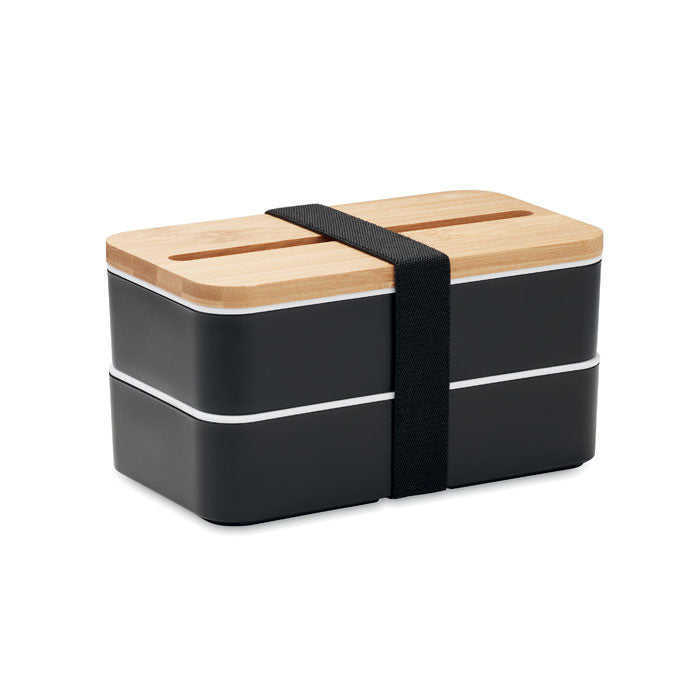 Recycled PP and bamboo lunch box