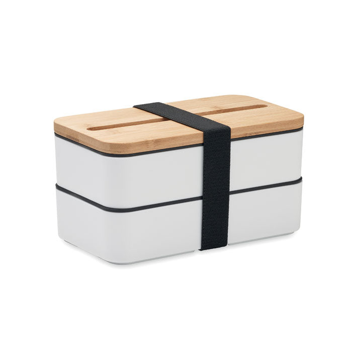 Recycled PP and bamboo lunch box