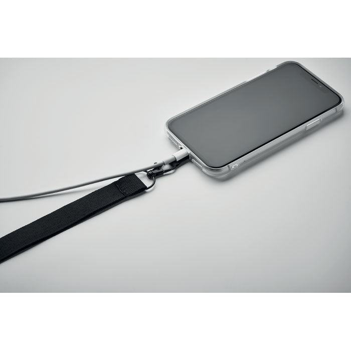Cordão de Poliéster com Suporte para Telefone Ameste