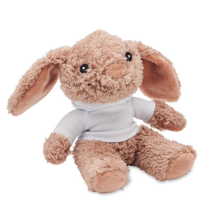Lapin en peluche avec capuche