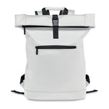 Mochila Rolltop PU para computa