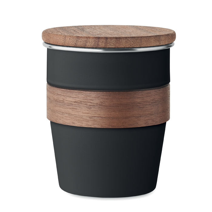 Copo de Parede Simples em Aço Inoxidável 350ML Walnut