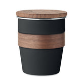 Copo de Parede Simples em Aço Inoxidável 350ML Walnut