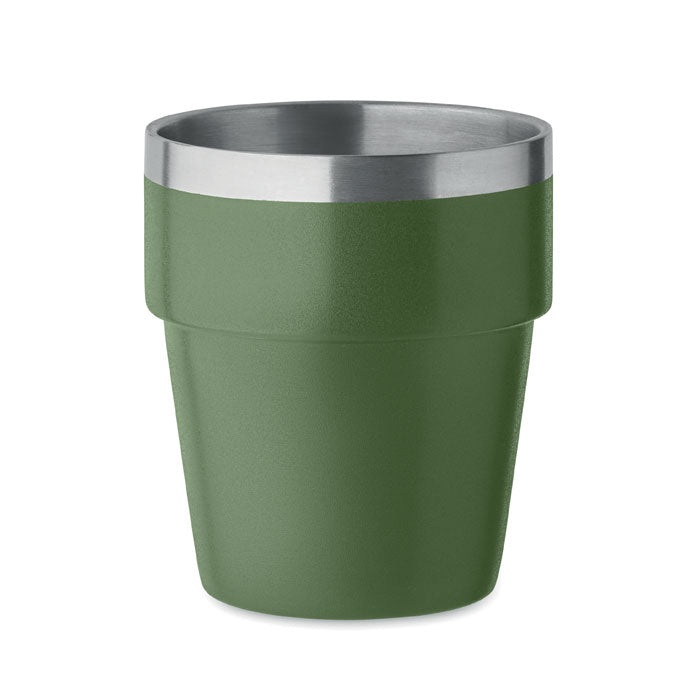 Copo de Parede Dupla em Aço Inoxidável 250ml Acerito