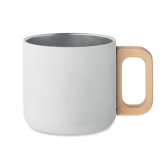 Caneca de Parede Dupla em Aço Inoxidável 350ML