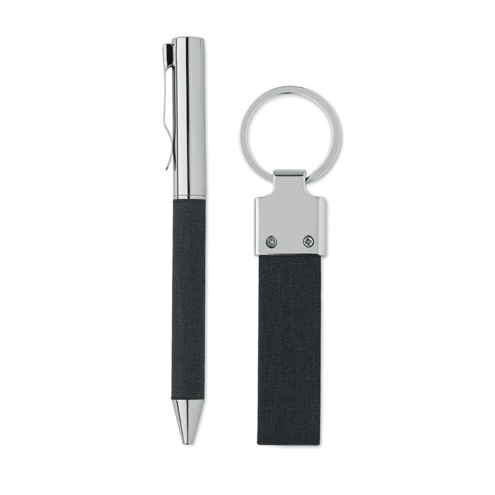 Conjunto de Caneta e Porta-chaves em Caixa Scribi 2