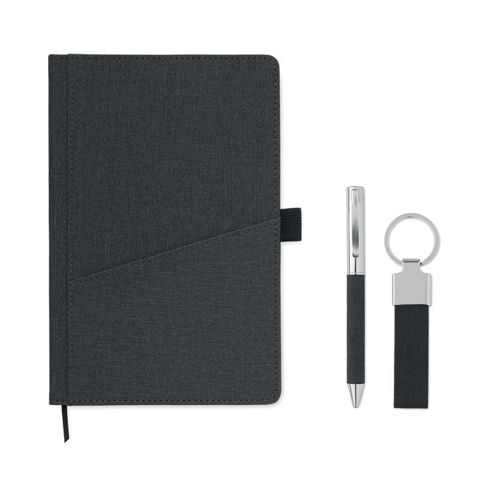 Conjunto de Caneta, Porta-chaves e Bloco de Notas Scribi 4