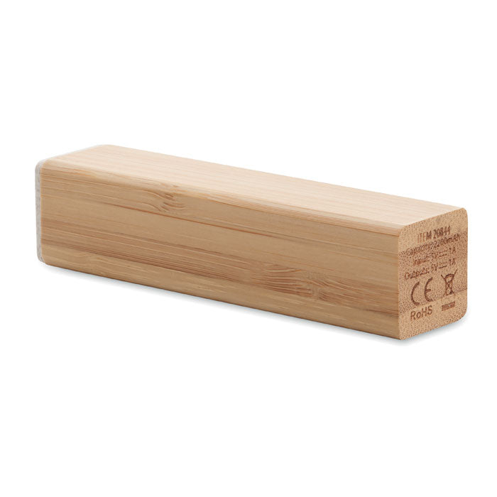 Powerbank em Bambu Powerbamc
