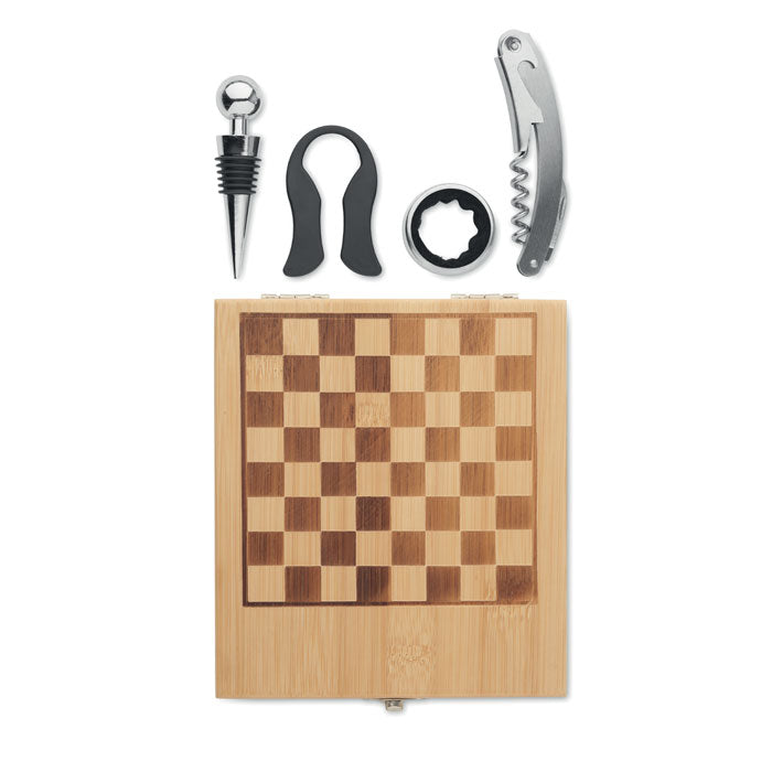 Conjunto de Vinho e Xadrez Chesset