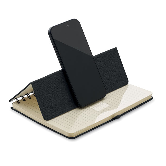 Bloco de Notas A5 com Suporte para Smartphone Strata