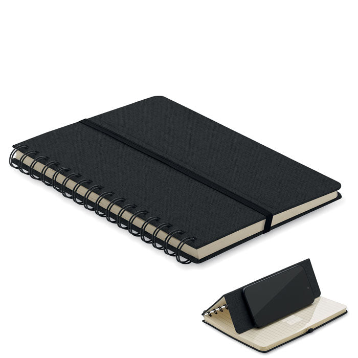 Bloco de Notas A5 com Suporte para Smartphone Strata