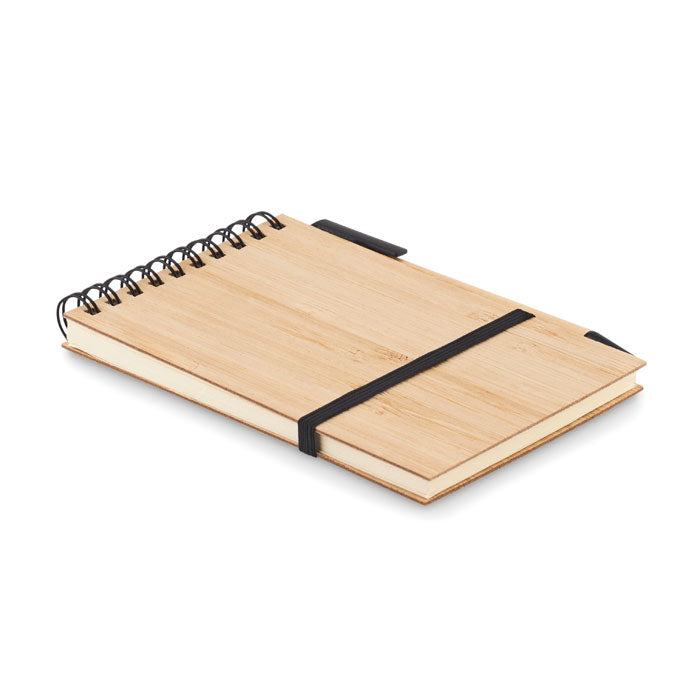 Set de bloco notas bambu A6