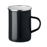 Caneca metal capa de esmalte