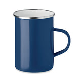 Caneca metal capa de esmalte