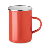 Caneca metal capa de esmalte