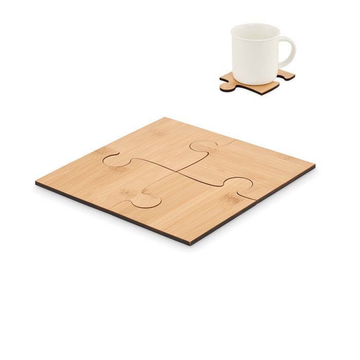 Puzzle coaster set