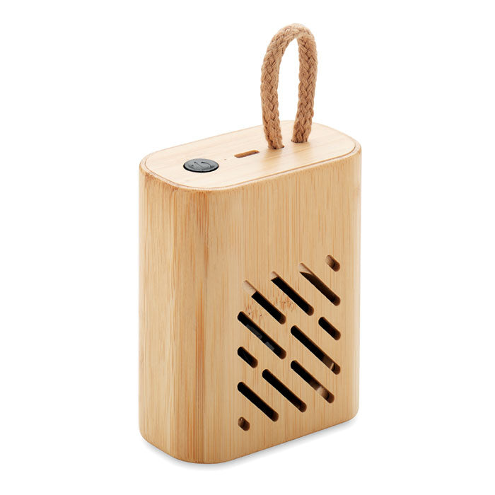 Enceinte sans fil en bambou 3 W