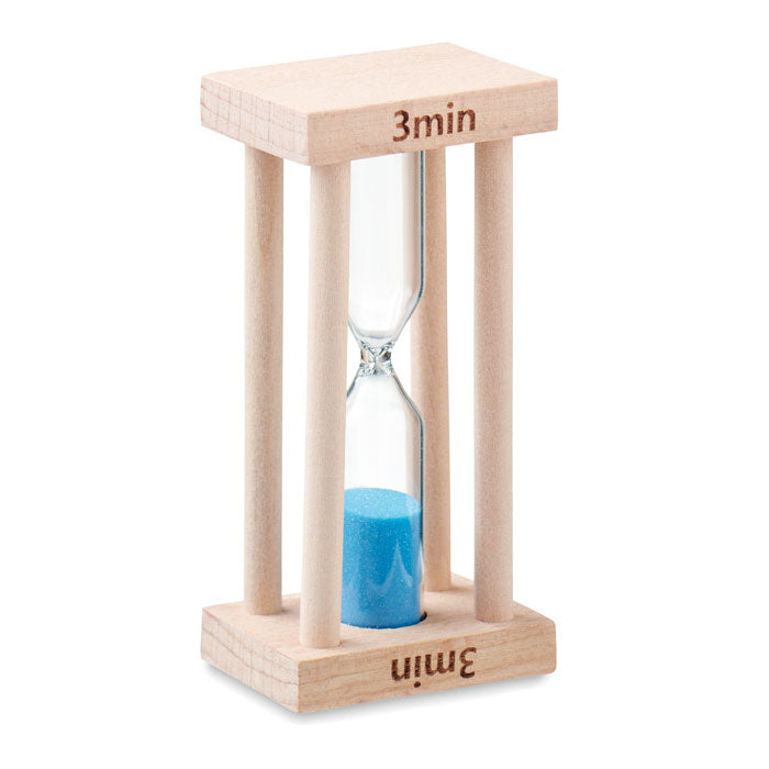Ampulheta de madeira 3 minutos