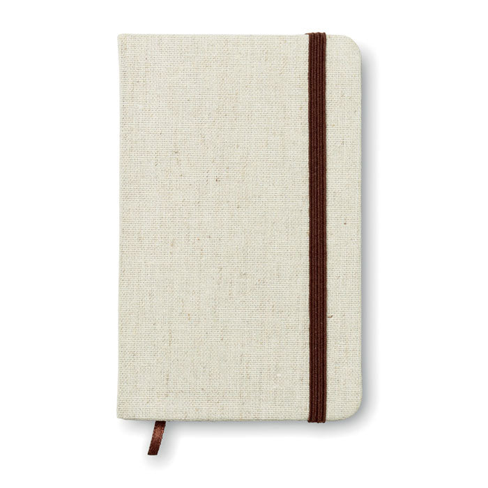 Bloco A6 com capa em canvas