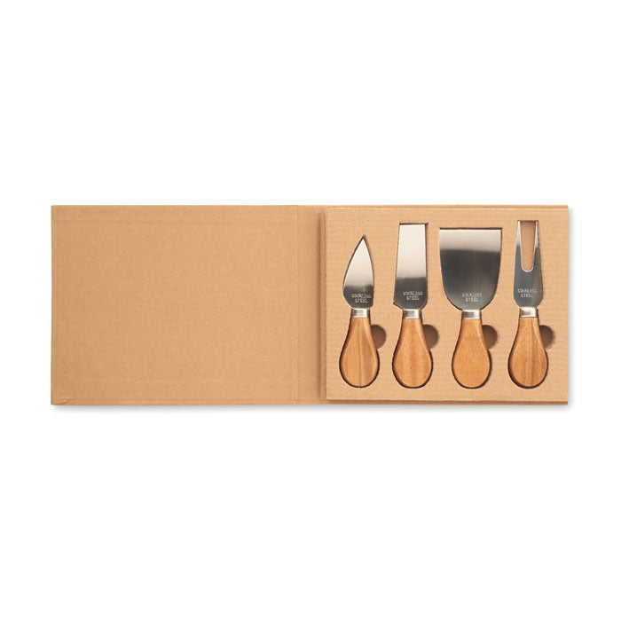 Set de 4 facas para queijo