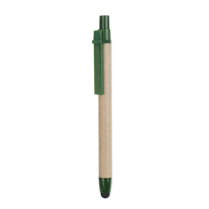 Caneta tátil cartão reciclado