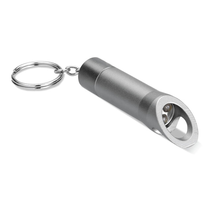 Lampe de poche porte-clés en métal