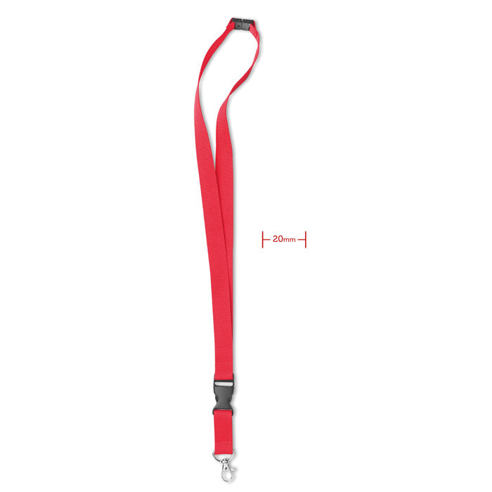 Lanyard gancho de metal 20 mm